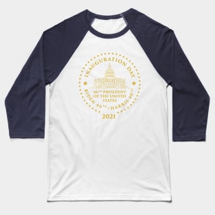 Joe Biden Inauguration Day 2021 46th President 49th Vice President Kamala Harris Baseball T-Shirt